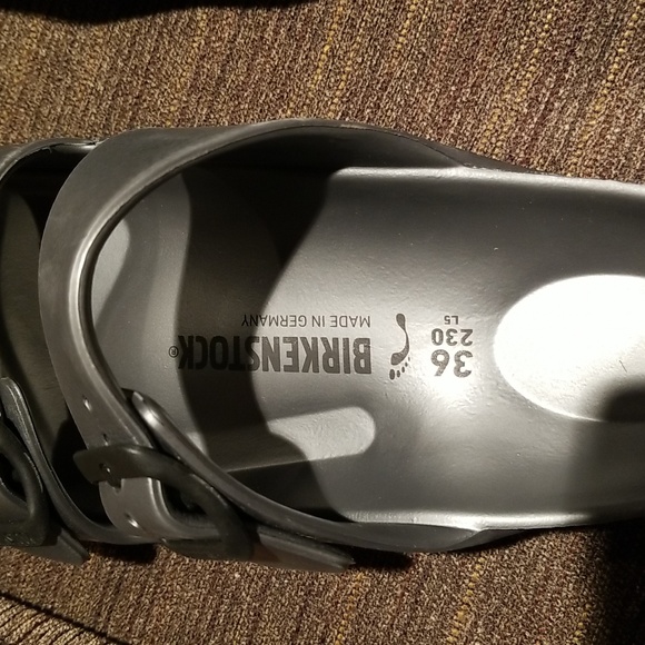 NWOT BIRKENSTOCK Arizona EVA Anthracite Regular Fit Color Light Gray Size 36 - Picture 6 of 11